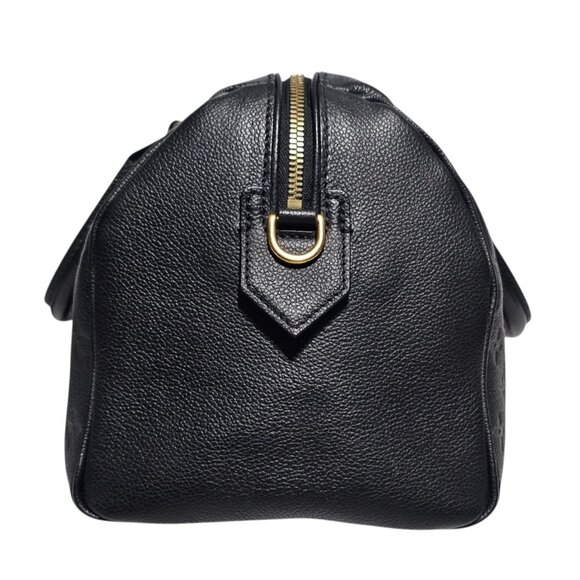 LOUIS VUITTON Empreinte Speedy 30 Black Leather Shoulder Strap Bag Bandouliere - Picture 11 of 16
